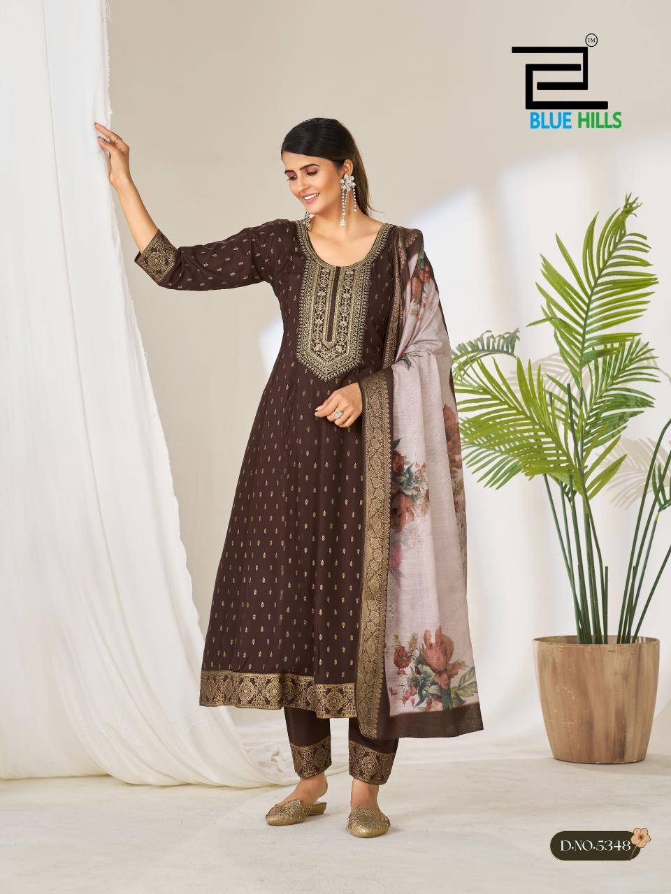 GEMINI By BLUE HILLS 5347 TO 5352 Beautiful Festive Suits Stylish Colorful Fancy Casual Wear & Ethnic Wear Rayon 14kg Dresses At Wholesale Price